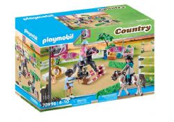 PLAYMOBIL COUNTRY - PARCOURS D'OBSTACLES AVEC CHEVAUX #70996